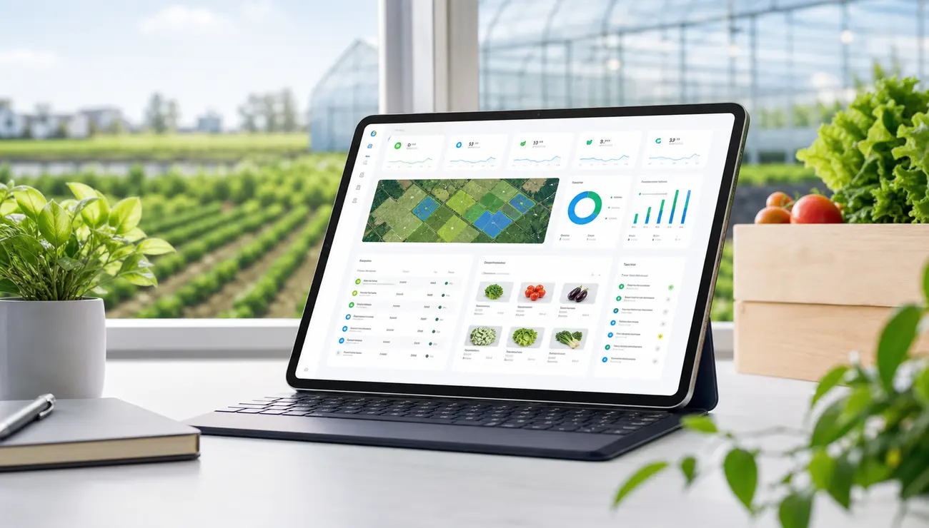 Farm data dashboard and analytics device